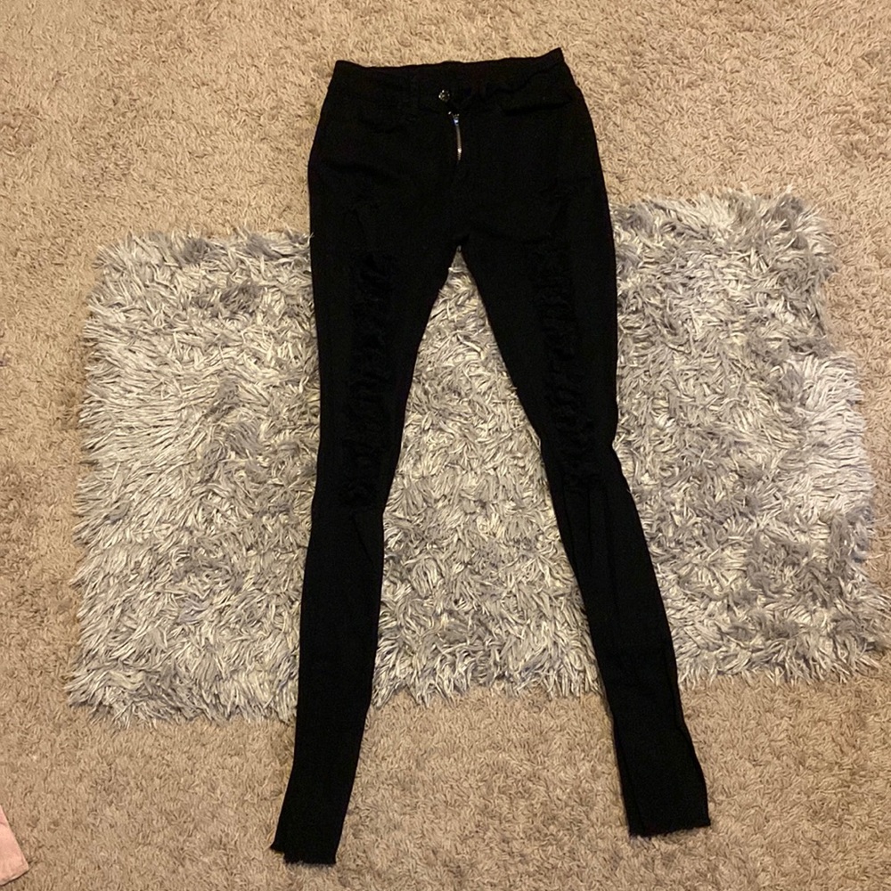 Black Ripped Jeans